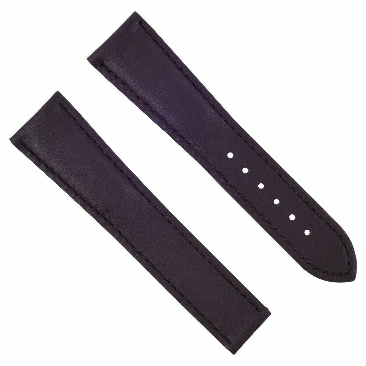 CLASSIC MENS SMOOTH LEATHER STRAP BAND FOR ORIS WATCHES CLASP - 19MM