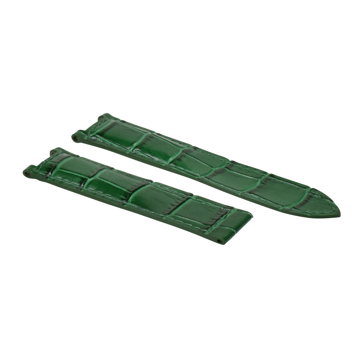 20MM LEATHER STRAP BAND FOR 38MM CARTIER PASHA 1032 1352 2113 GREEN TOP QUALITY