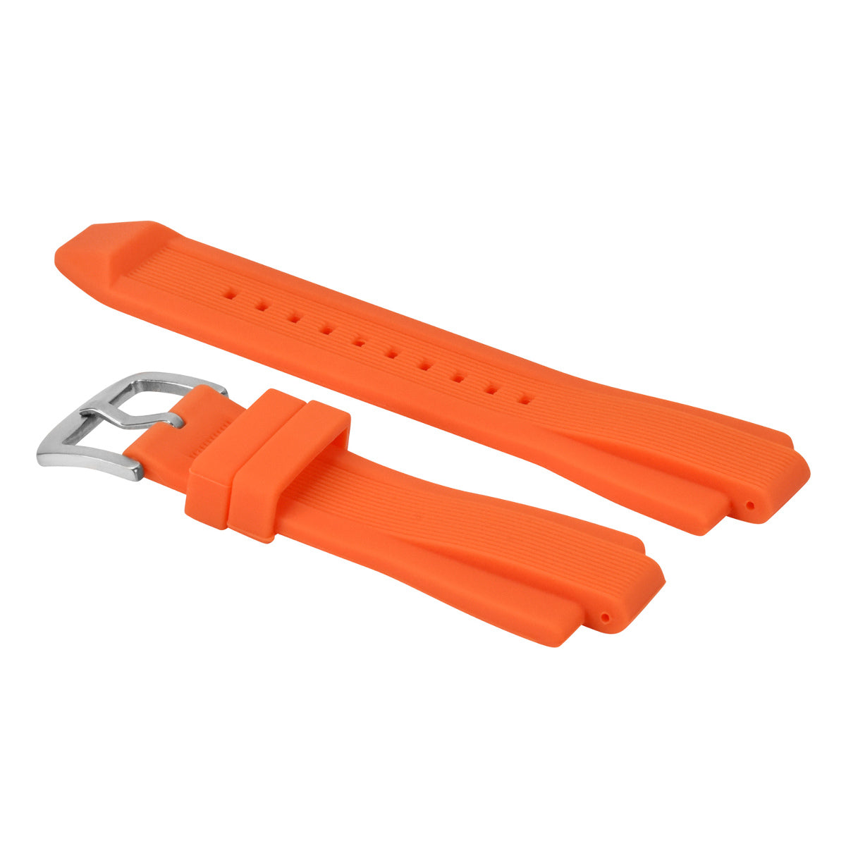 RUBBER WATCH STRAP BAND FIT MICHAEL KORS MK9016 MK8295 MK8511 MK8296 MK8325 ORANGE