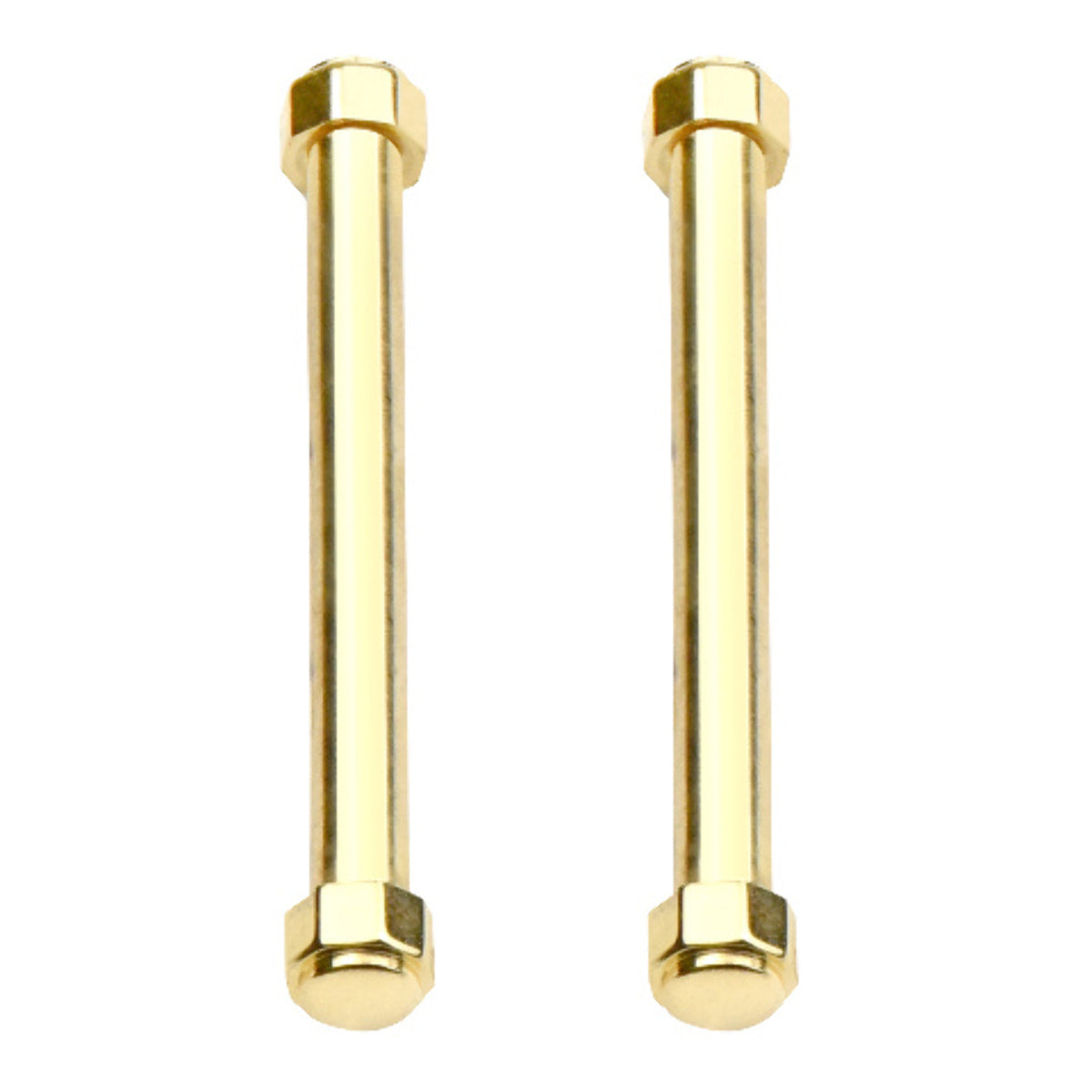 STRAP SCREW & TUBE (PINS) FOR MICHAEL KORS MK5128 MK5896 MK5353 MK5354 19MM GOLD