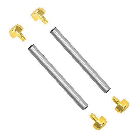 19MM GOLD STRAP SCREW & TUBE PINS FOR MICHAEL KORS MK5128 MK5896 MK5353 MK5354