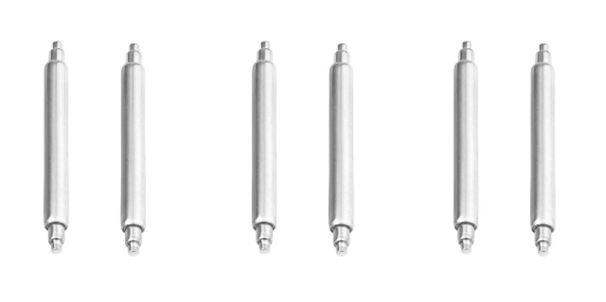 6 - 20MM FAT BOY SPRING BAR 2.5MM FOR SEIKO 6309 7002 SKX007 MONSTER SKX779 D Z20Z22