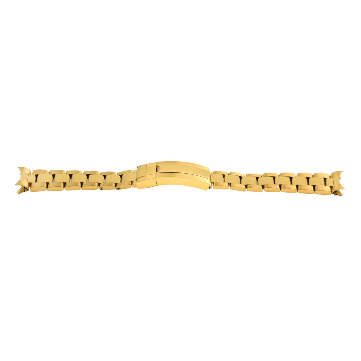 20MM OYSTER WATCH BAND FOR ROLEX DAYTONA SUBMARINER GMT PRESIDENT GLIDE LOCK GOLD