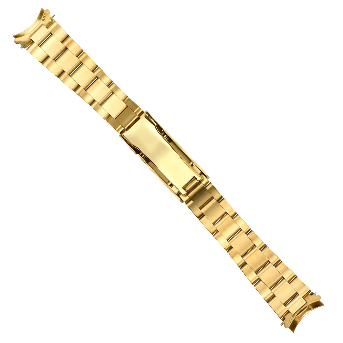 20MM OYSTER WATCH BAND FOR ROLEX DAYTONA SUBMARINER GMT PRESIDENT GLIDE LOCK GOLD