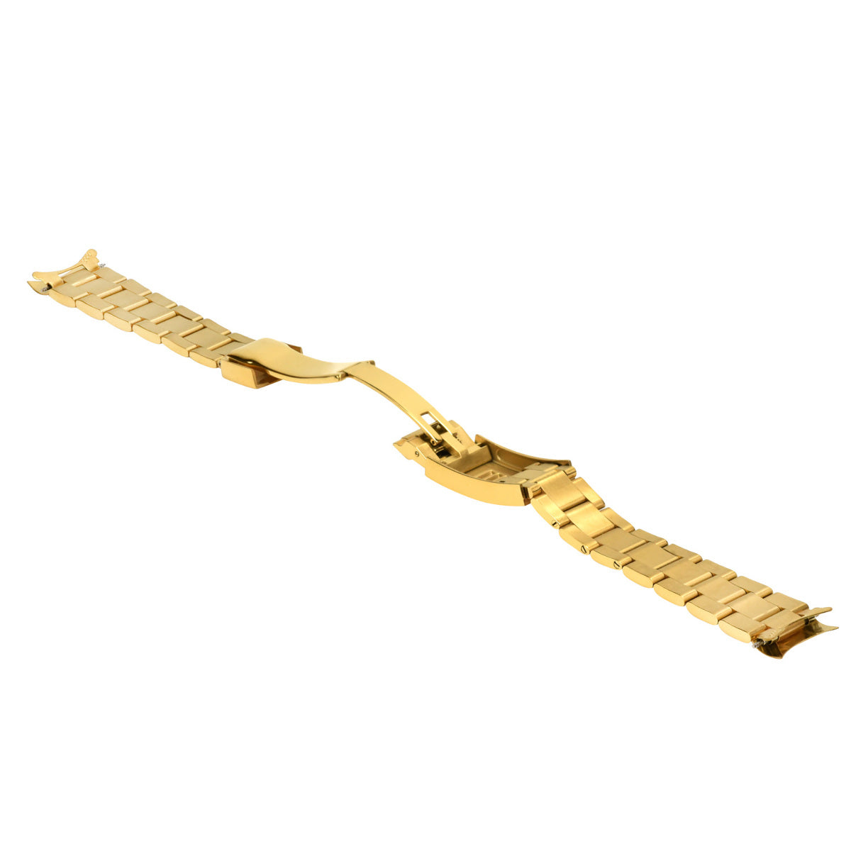 20MM OYSTER WATCH BAND FOR ROLEX DAYTONA SUBMARINER GMT PRESIDENT GLIDE LOCK GOLD
