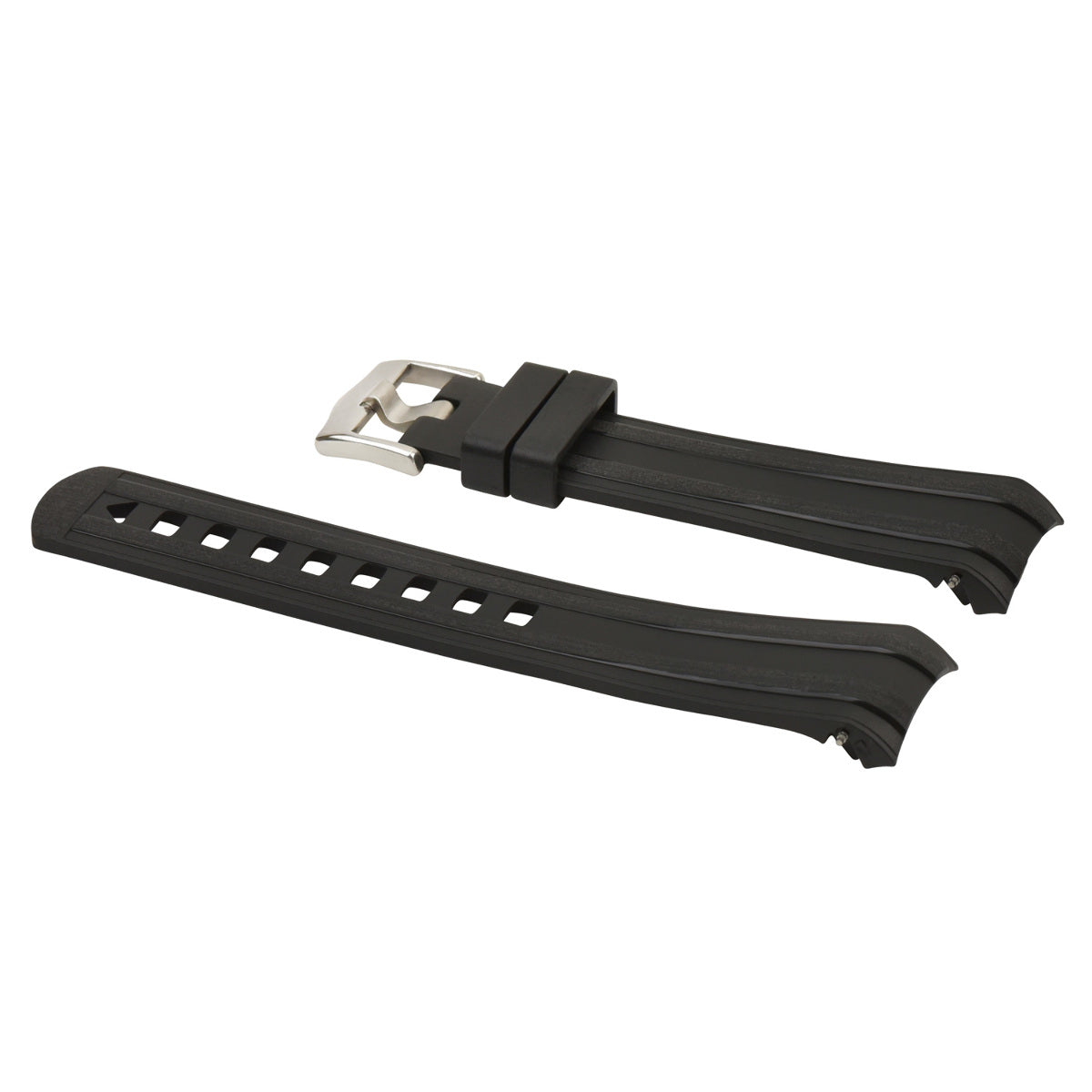 20MM SILICONE RUBBER STRAP FOR OMEGA SEAMASTER 42MM 300 CVZ015753 94521883 BLACK