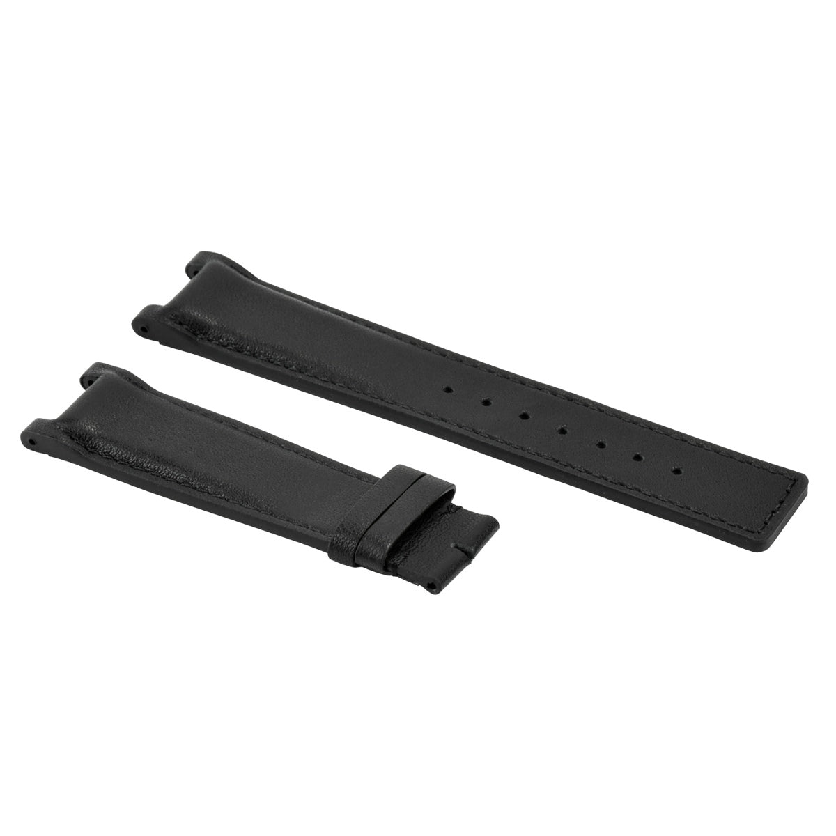 20MM REPLACMENT LEATHER WATCH STRAP BAND FOR GUCCI YA13309 WATCH BLACK