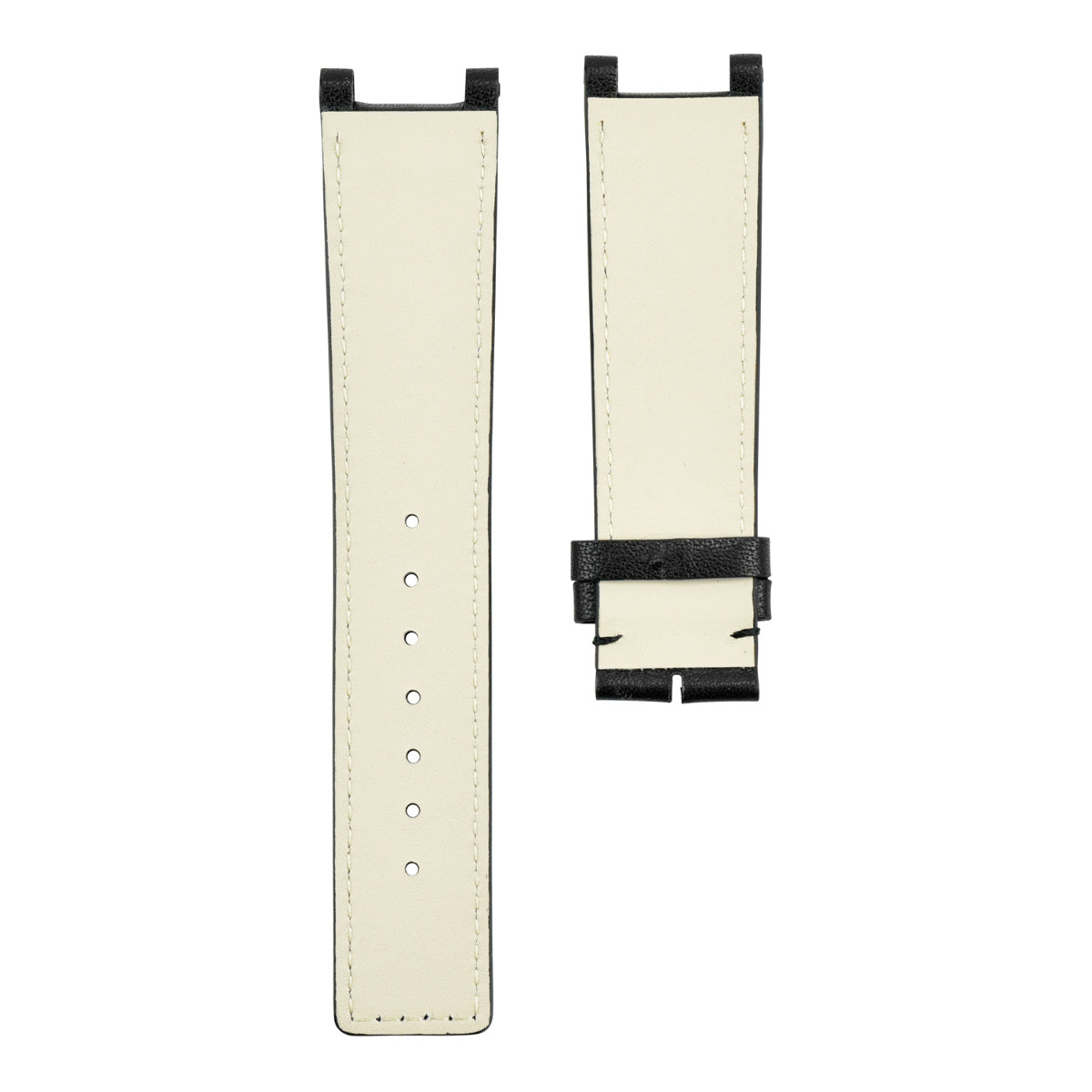 20MM REPLACMENT LEATHER WATCH STRAP BAND FOR GUCCI YA13309 WATCH BLACK