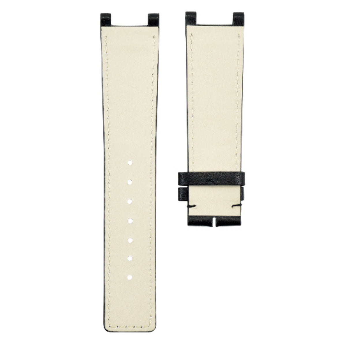 22MM REPLACMENT LEATHER WATCH STRAP BAND FOR GUCCI YA13309 WATCH BLACK
