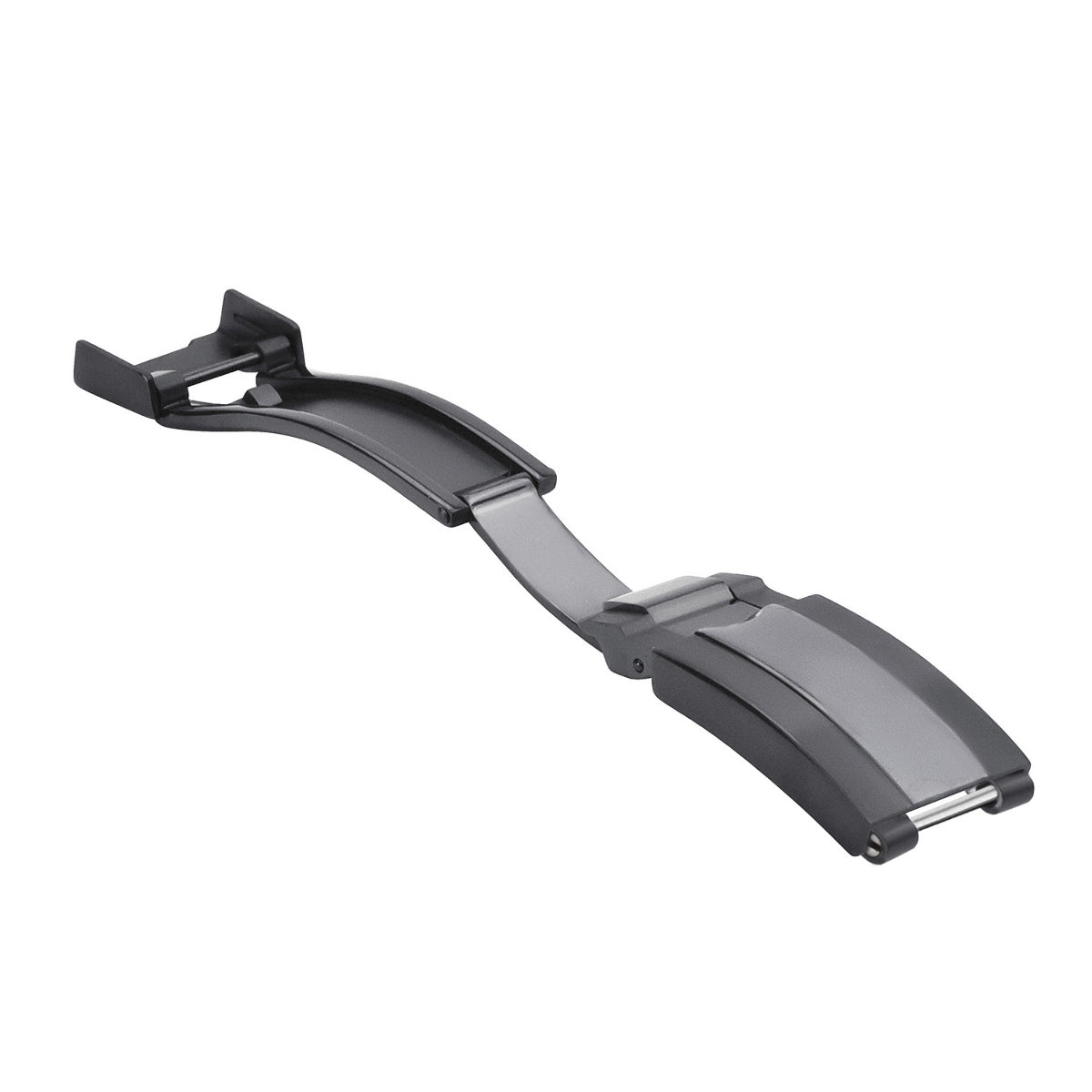 18 x 9 BUCKLE CLASP FOR ROLEX DAYTONA DATEJUST GMT LEATHER BAND WATCH STRAP BLACK