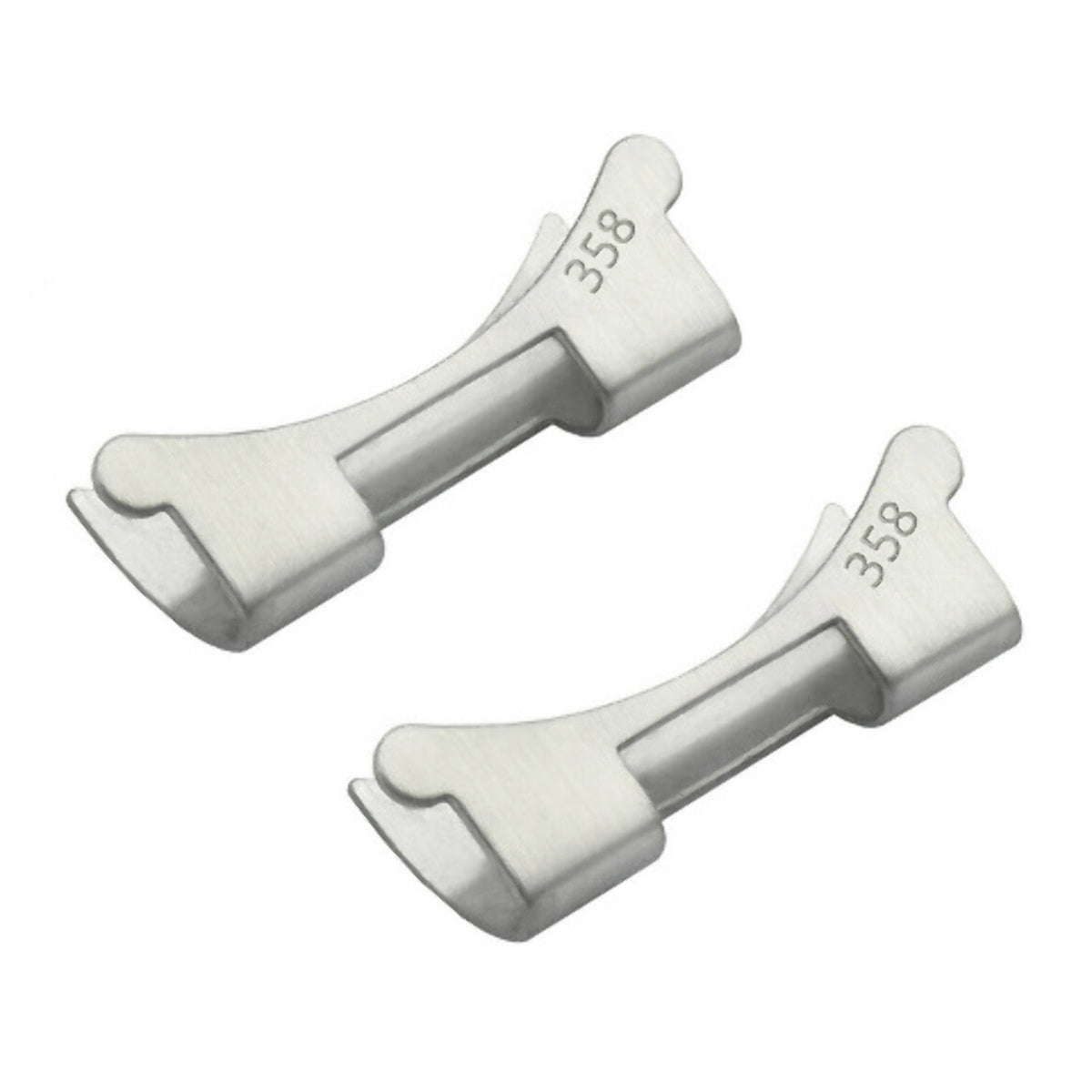 2 PCS 358 END LINK PIECE FOR ROLEX 7836 OYSTER WATCH BAND STAINLESS STEEL