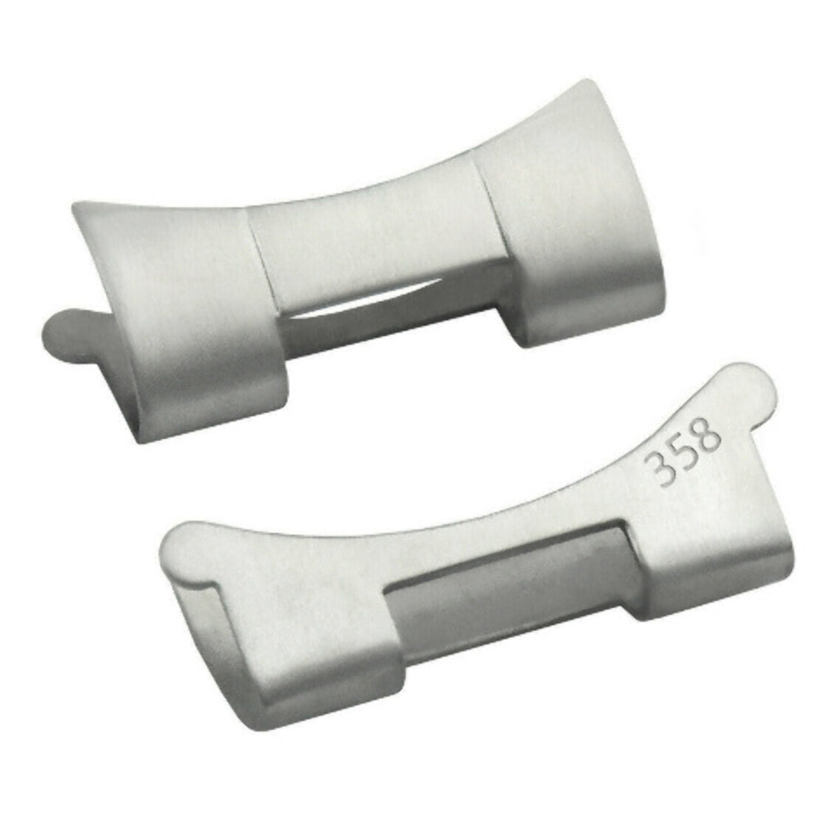 2 PCS 358 END LINK PIECE FOR ROLEX 7836 OYSTER WATCH BAND STAINLESS STEEL