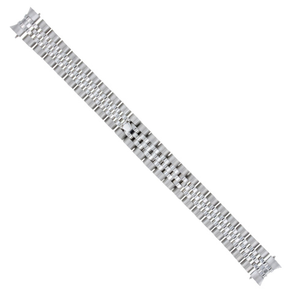 14MM JUBILEE WATCH BAND S/STEEL BRACELET LADY FOR ROLEX SOLID LINK HIDDEN CLASP