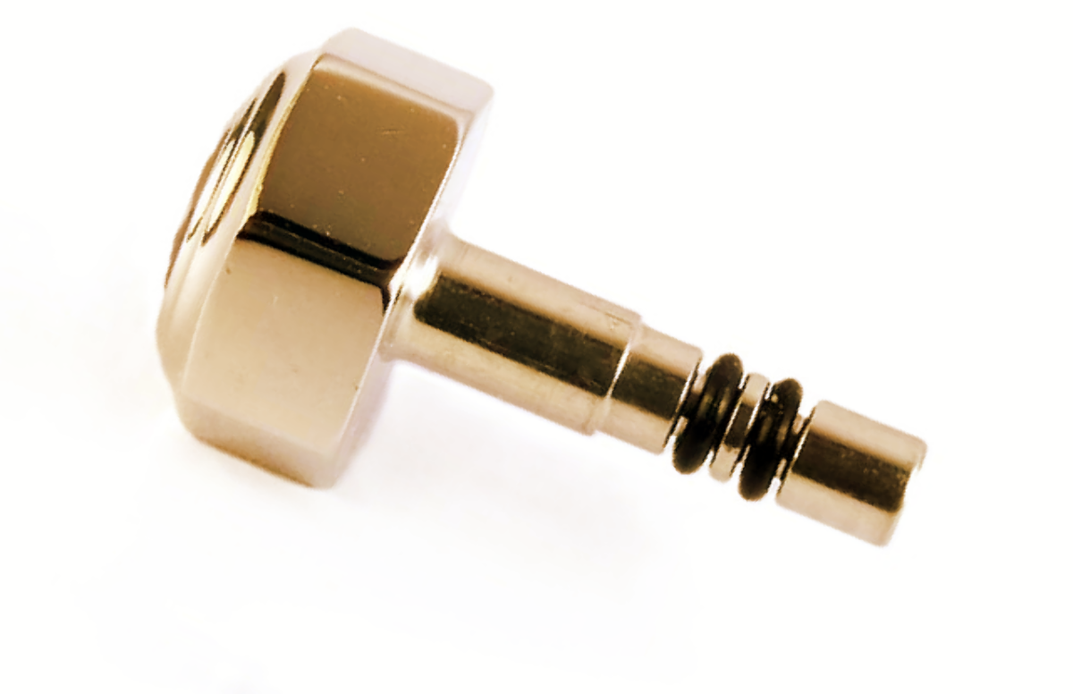 6.3MM WATCH CROWN FOR CARTIER CALIBRE SANTOS SAPPHIRE STONE ROSE GOLD COLOR