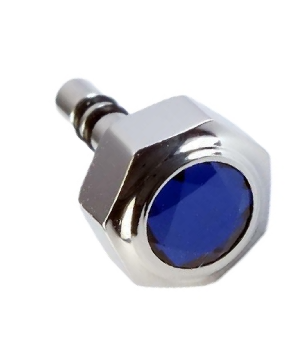 6.8MM WATCH CROWN FOR 42MM CALIBRE DE CARTIER SANTOS 3299 STAINLESS STEEL STONE