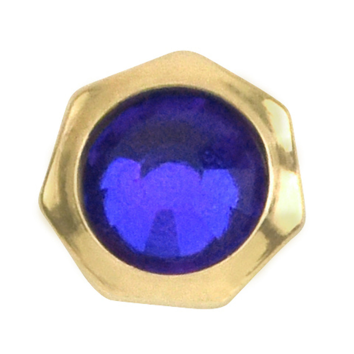 6.8MM WATCH CROWN FOR CARTIER CALIBRE SANTOS SAPPHIRE STONE ROSE GOLD