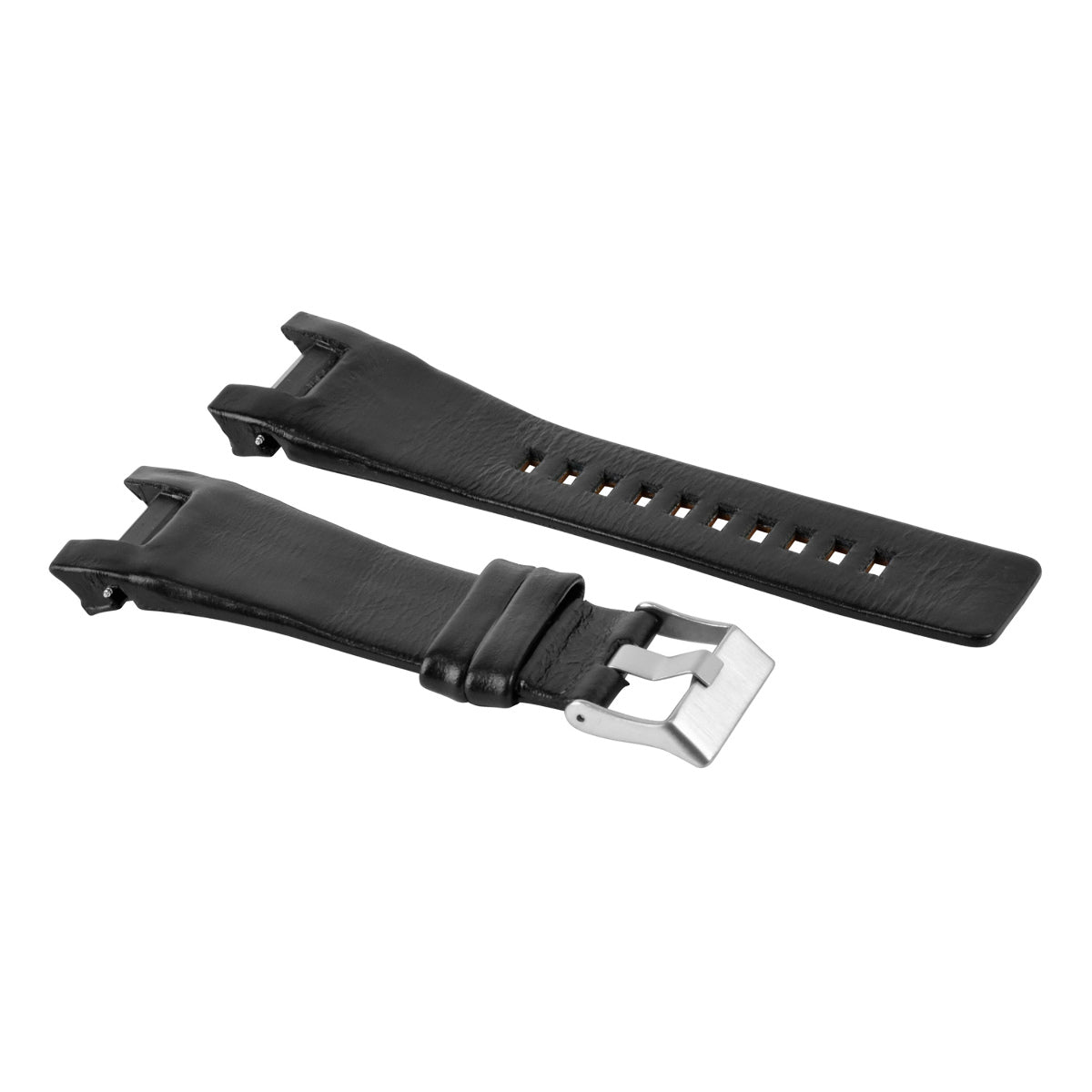 32MM NOTCHED LEATHER WATCH BAND STRAP FOR DIESEL DZ1216 DZ1273 DZ4246 WATCH BLACK
