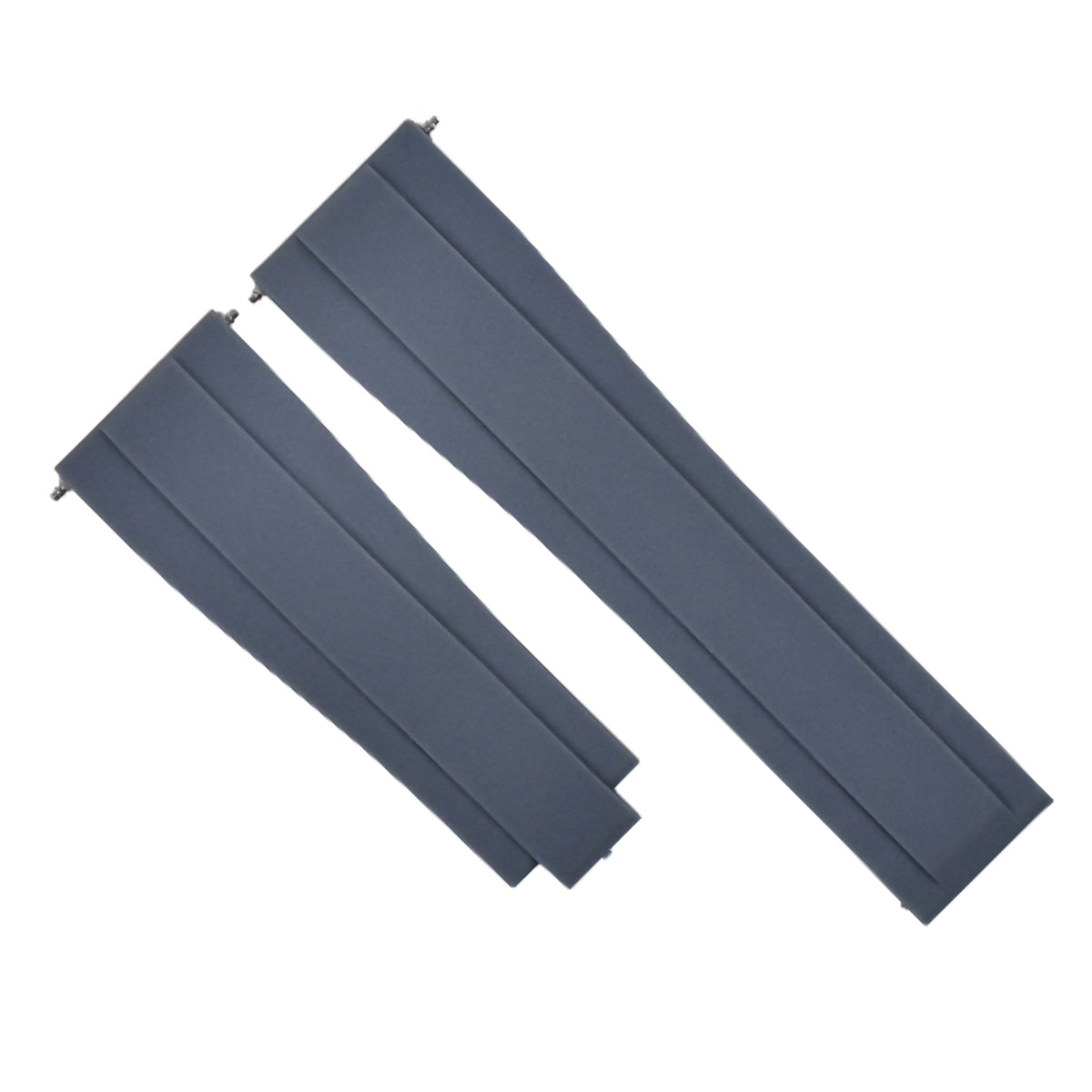 21MM RUBBER OYSTERFLEX STRAP BAND FOR 41MM ROLEX DATEJUST DAYTONA SUBMARINER GRAY