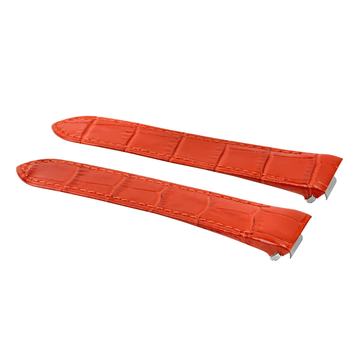 19MM LEATHER WATCH STRAP BAND FOR CARTIER ROADSTER 2510 2524 3312 RELEASE RED