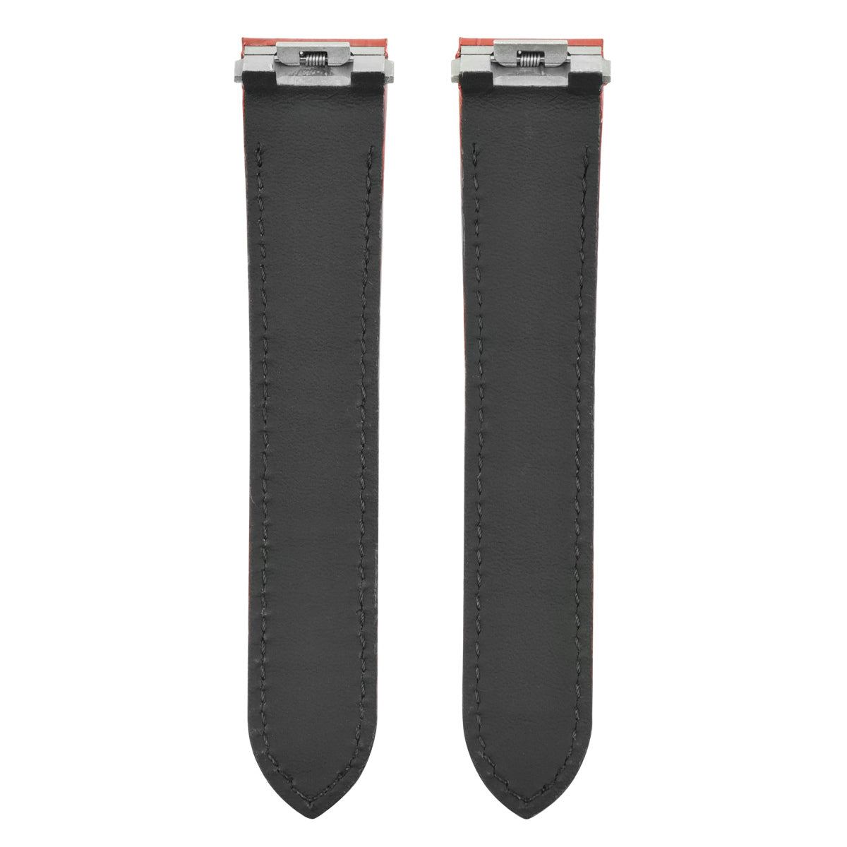 19MM LEATHER WATCH STRAP BAND FOR CARTIER ROADSTER 2510 2524 3312 RELEASE RED