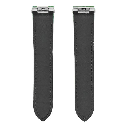 19MM LEATHER WATCH STRAP BAND FOR CARTIER ROADSTER 2510 2524 3312 RELEASE GREEN