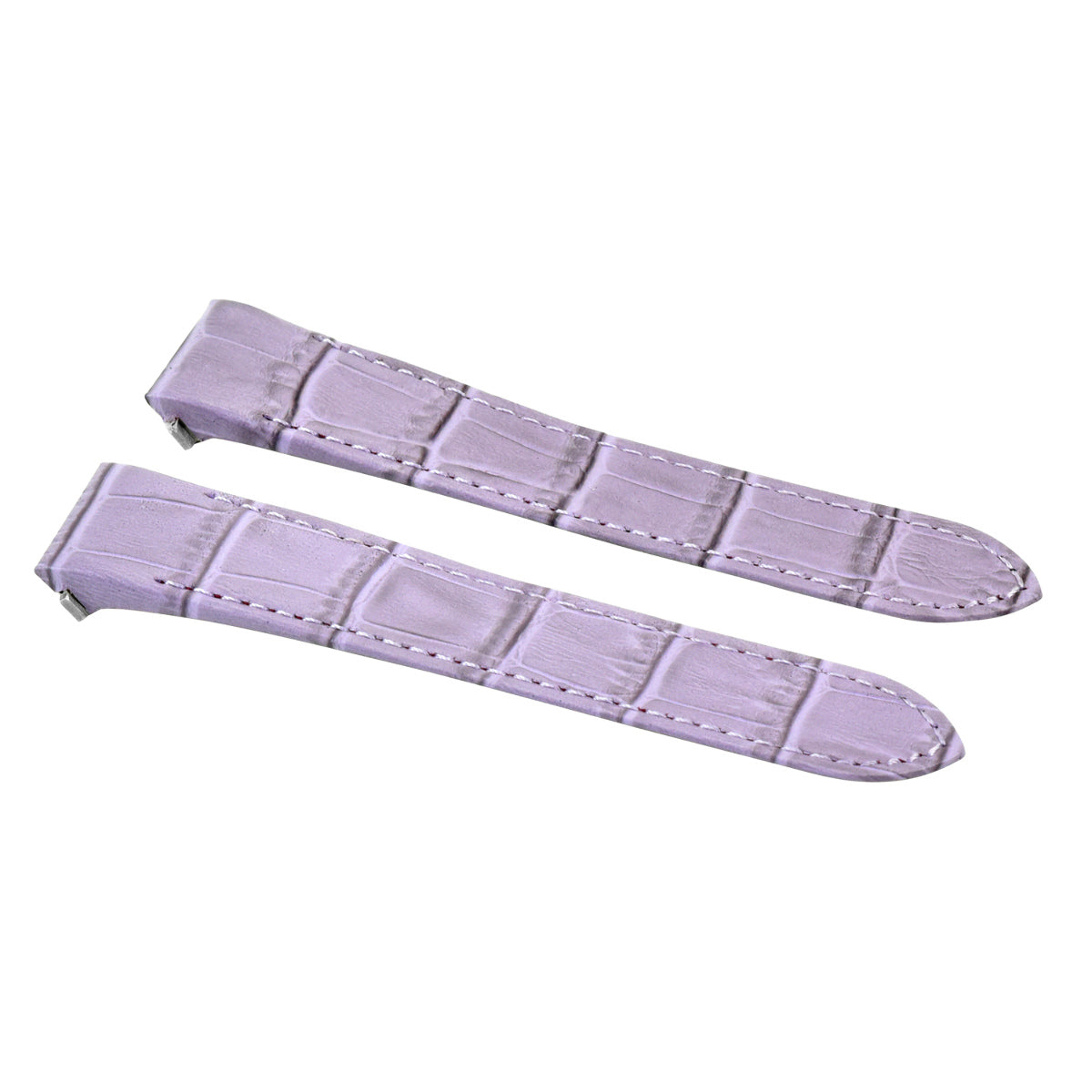 19MM LEATHER WATCH STRAP BAND FOR CARTIER ROADSTER 2510 2524 3312 RELEASE PURPLE