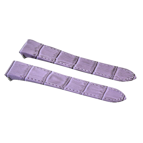 20MM LEATHER WATCH STRAP BAND FOR CARTIER ROADSTER QUICK RELEASE PURPLE TOP QLY