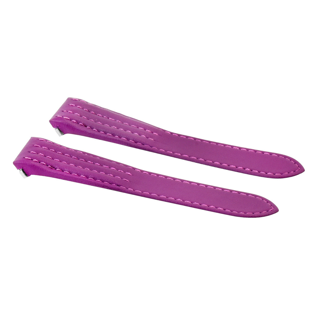 19-20MM LEATHER STRAP FOR CARTIER ROADSTER QUICK RELEASE ( SMOOTH WITH BUMPS ), Purple, view 3