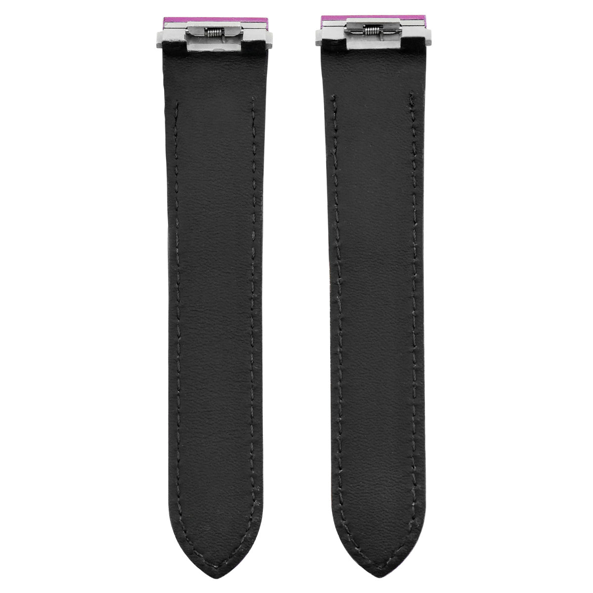 19MM 20MM LEATHER WATCH BAND STRAP SMOOTH RELEASE FOR CARTIER ROADSTER 2675 2723, Purple, view 4