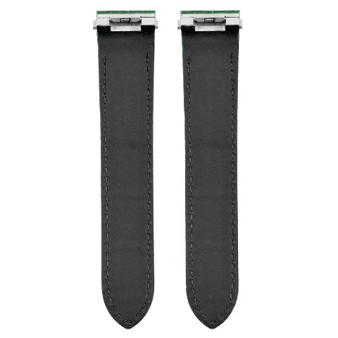 19MM LEATHER WATCH STRAP BAND FOR CARTIER ROADSTER 2510 2524 3312 RELEASE GREEN