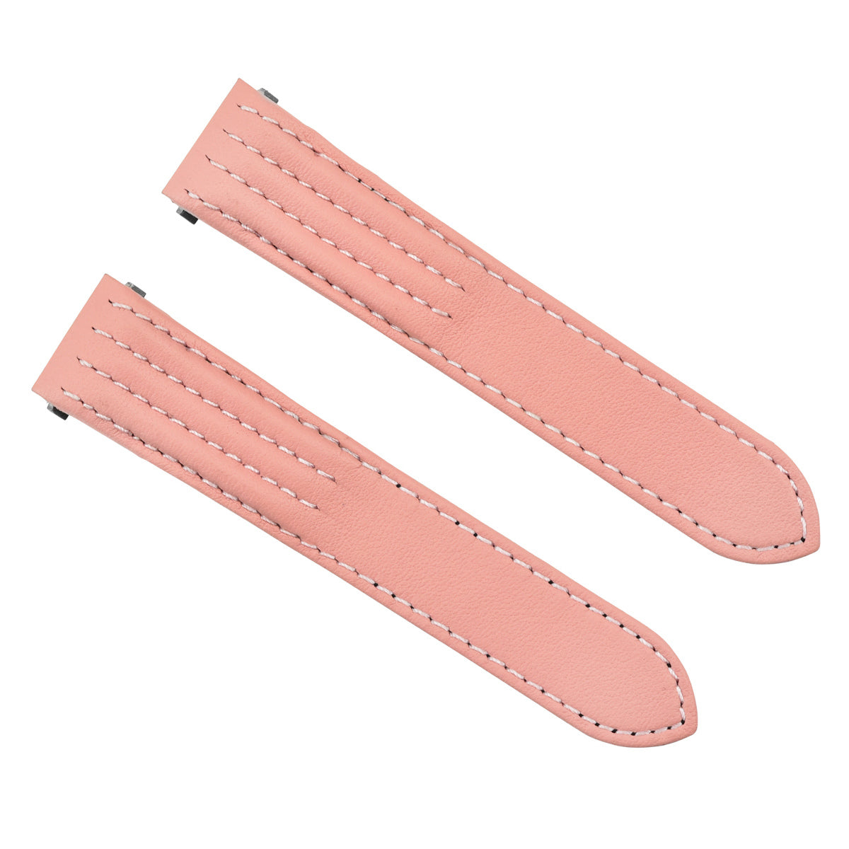 20MM LEATHER STRAP BAND FOR CARTIER ROADSTER XL CHRONO 2618 QUICK RELEASE PINK