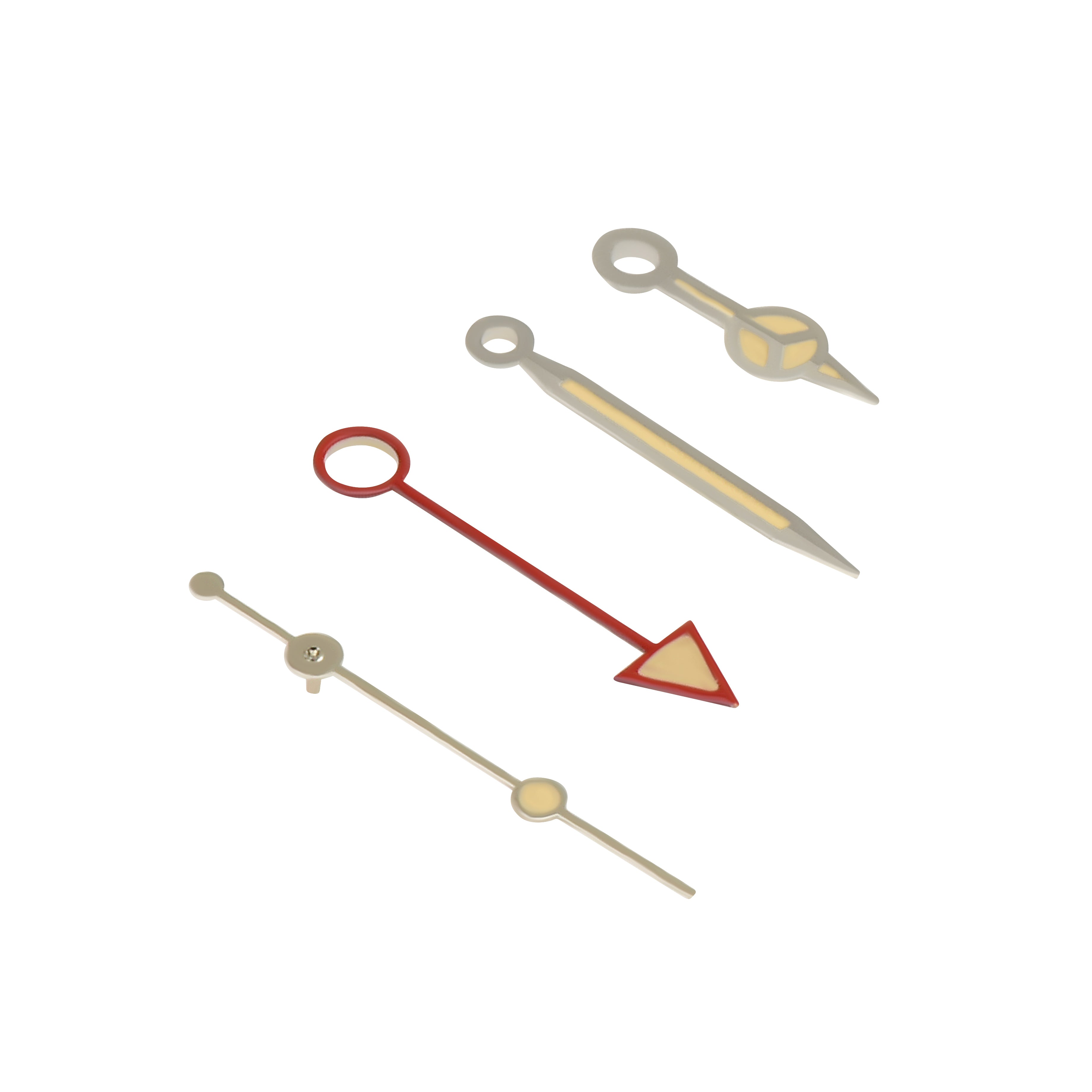 WATCH HANDS AGED FOR OLDER ROLEX GMT VINTAGE WATCH 1655 1665 1675 1680 SILVER