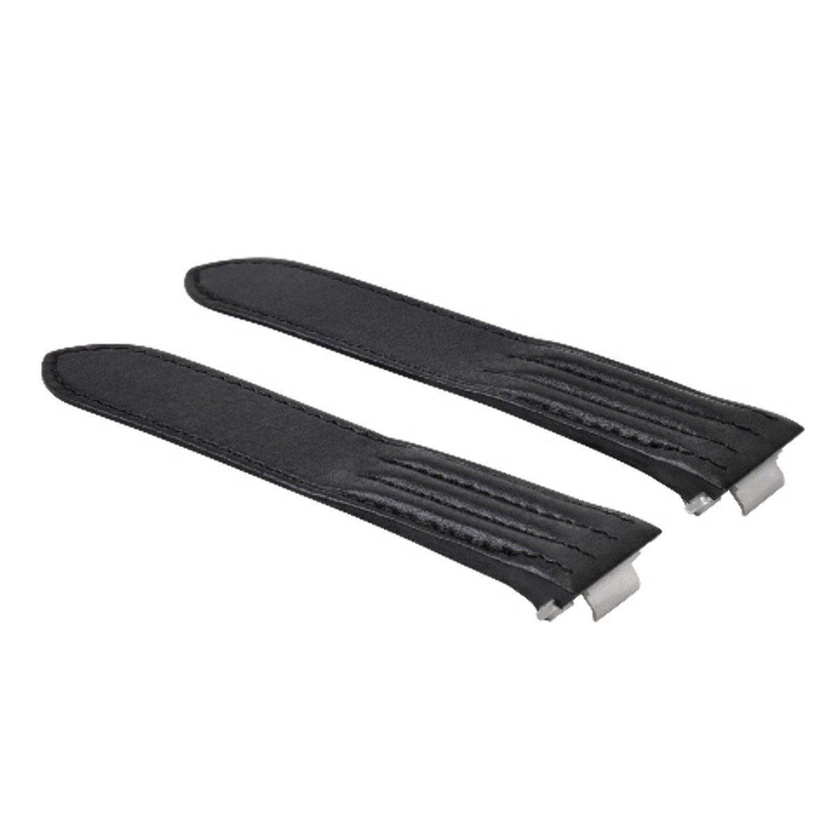 19-20MM LEATHER STRAP FOR CARTIER ROADSTER QUICK RELEASE ( SMOOTH WITH BUMPS ), Black, view 3
