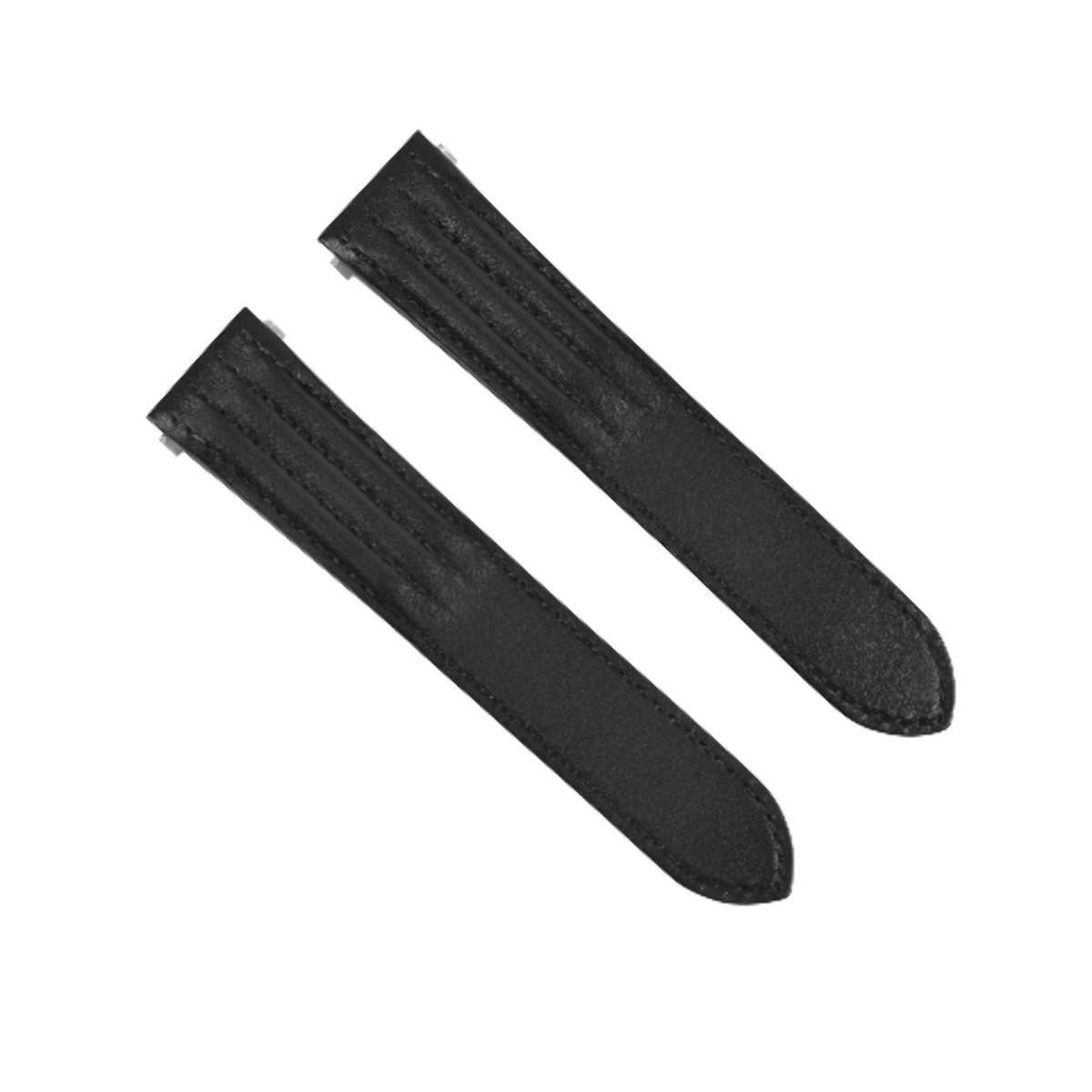 20MM LEATHER STRAP BAND FOR CARTIER ROADSTER XL W62032X6 W62020X6 RELEASE BLACK