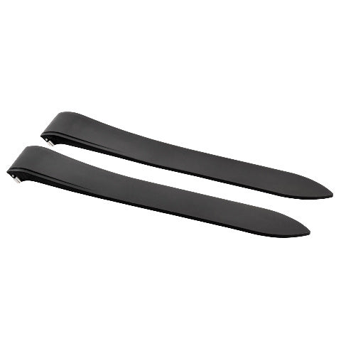 21MM RUBBER WATCH STRAP BAND FOR CARTIER SANTOS WSSA0018 QUICK RELEASE BLACK