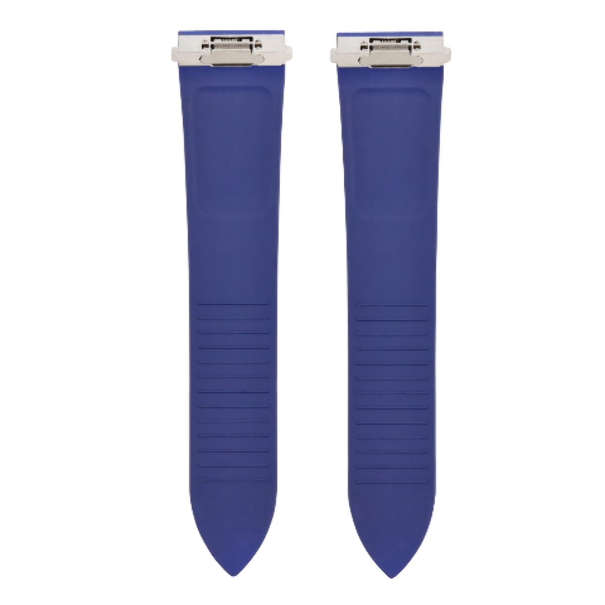 21MM RUBBER WATCH BAND STRAP QUICK RELEASE FOR CARTIER SANTOS WSSA0018 LARGE, Blue, view 2