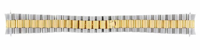 WATCH BAND FOR 36MM ROLEX DATEJUST 16013 16014 16233 16234 WATCH 20MM TWO TONE