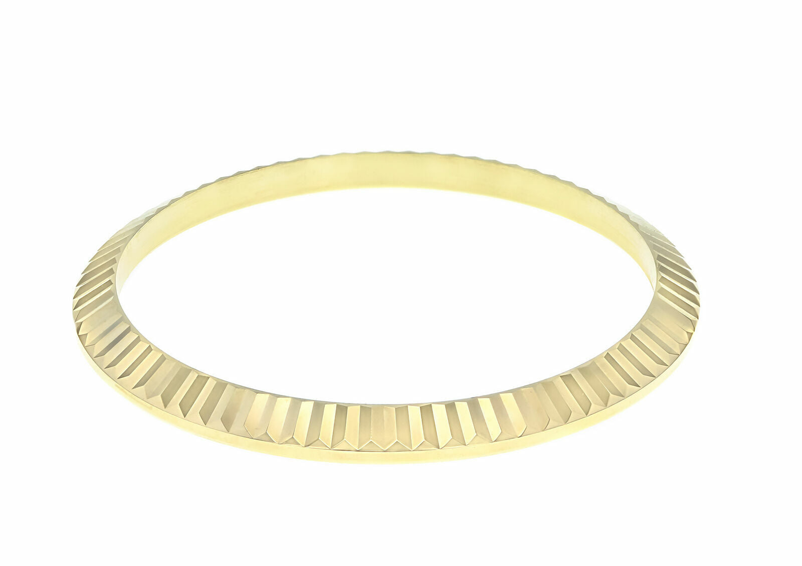 FLUTED BEZEL FOR 36MM ROLEX PRESIDENT 126200 126231 126232 126233 126234 GOLD
