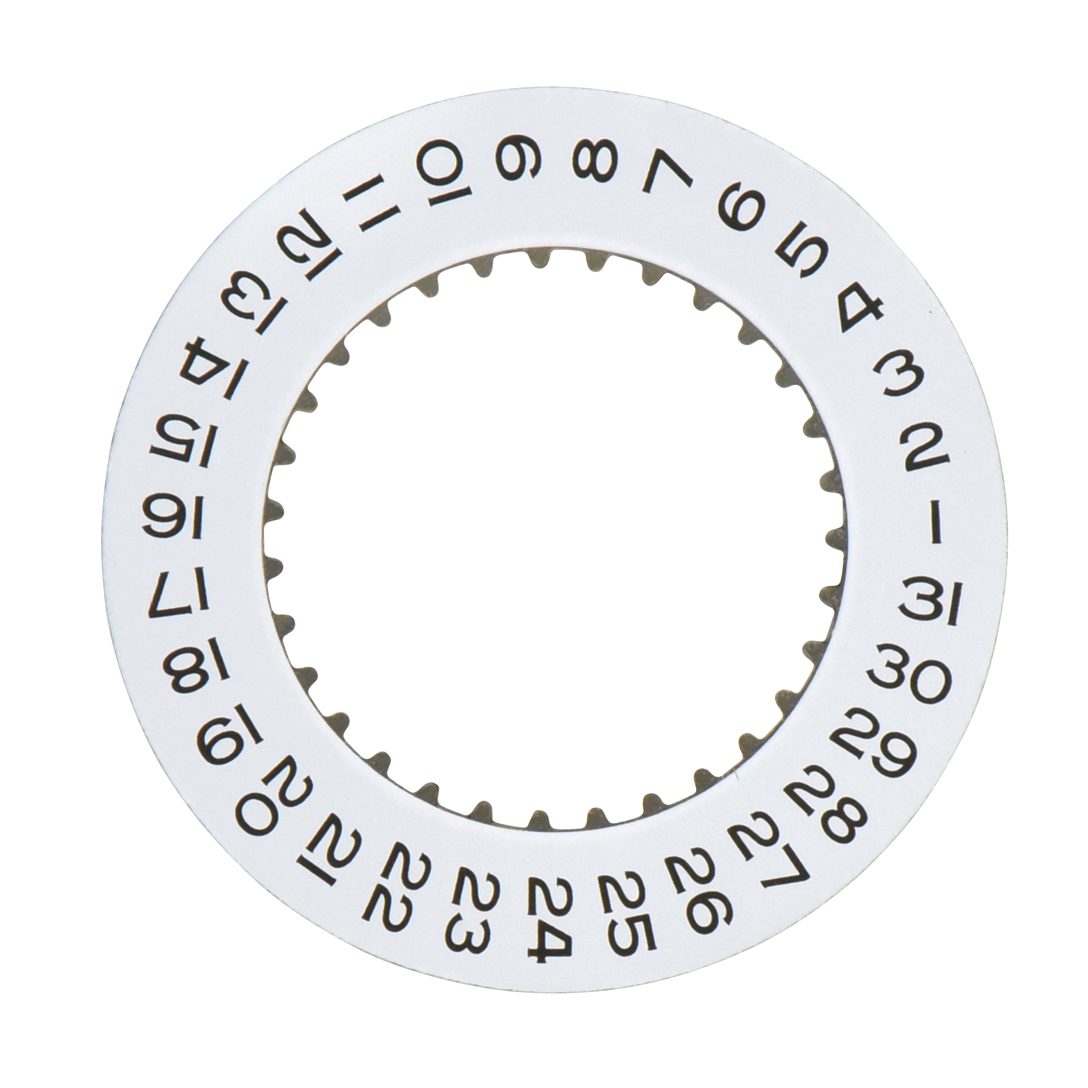 CALENDAR DATE DISC FOR ROLEX DATEJUST 126610LV 126610LN 126610LV 41MM 3235 WHITE