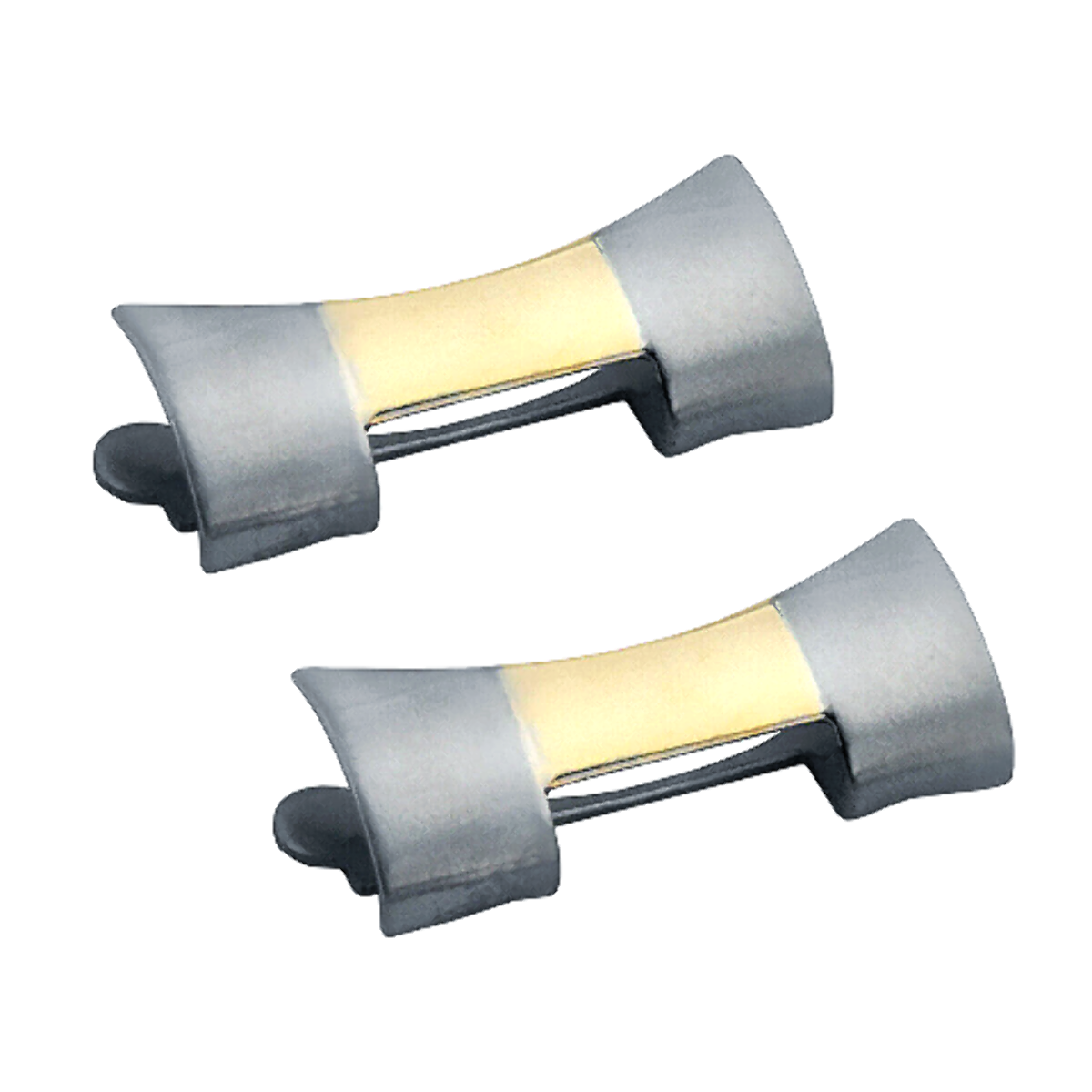 2 ENDPIECE LINK FOR OYSTER WATCH BAND 34MM ROLEX DATE 5500,5505, 5510,5505,5510