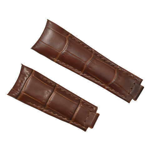 20MM LEATHER WATCH BAND STRAP FOR ROLEX DAYTONA DATEJUST PRESIDENT 16518 16520