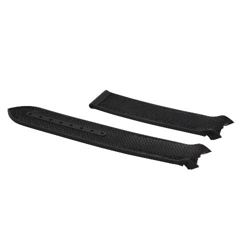 NYLON RUBBER WATCH BAND STRAP FOR OMEGA SEAMASTER 300 PLANET OCEAN 600M BLACK