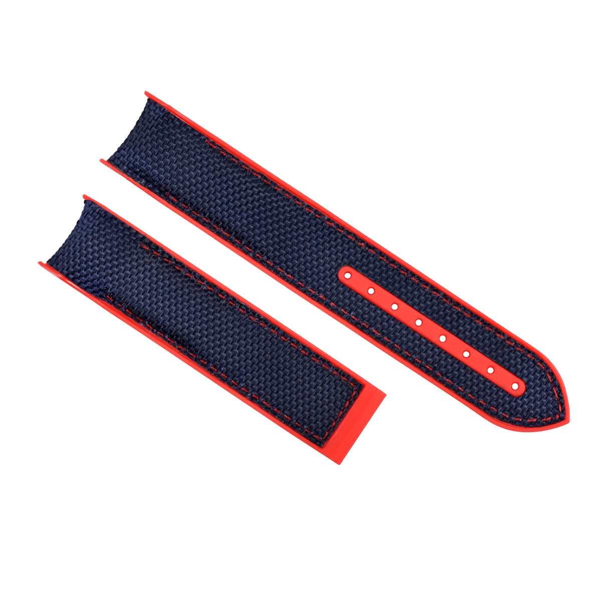 20MM NYLON RUBBER WATCH BAND STRAP FOR OMEGA SEAMASTER 300 PLANET BLUE RD