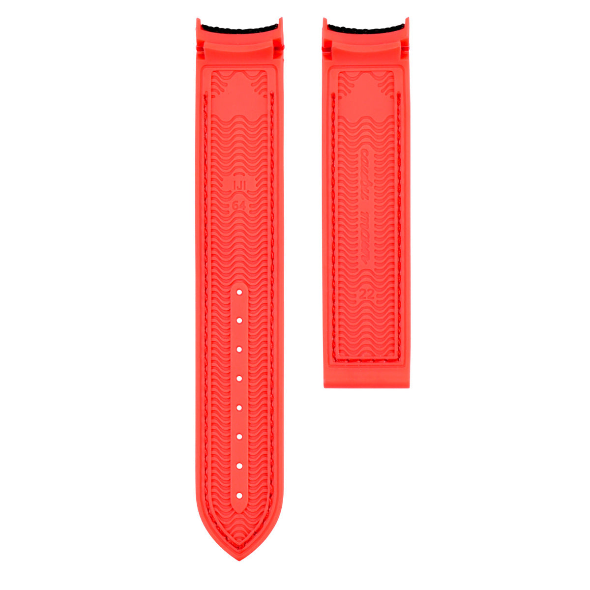 20MM NYLON RUBBER WATCH BAND STRAP FOR OMEGA SEAMASTER 300 PLANET BLACK R