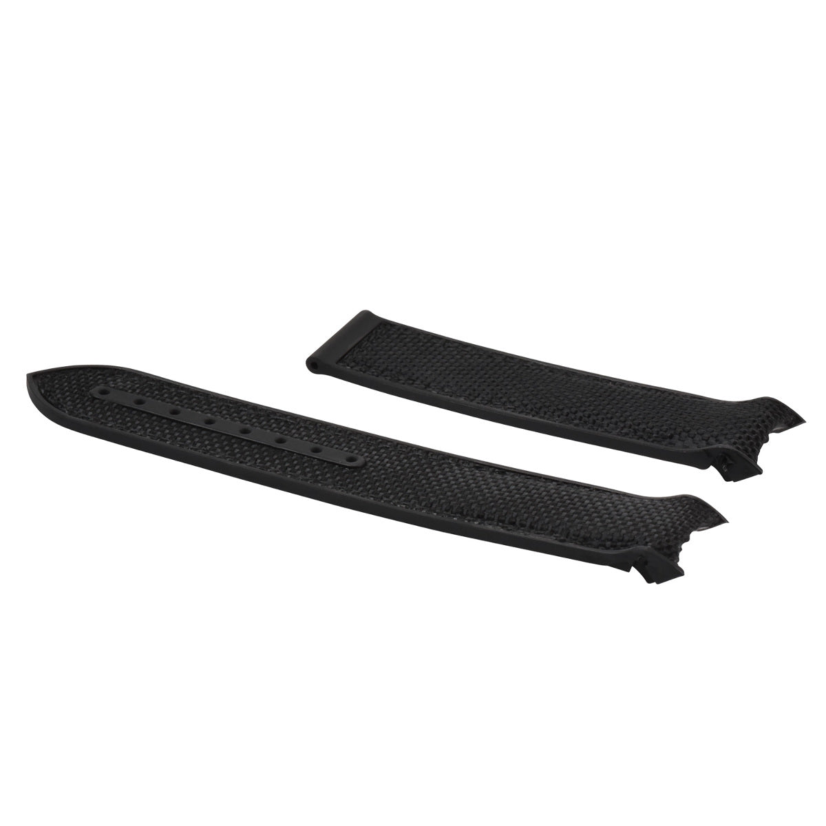 22MM NYLON RUBBER WATCH BAND STRAP FOR OMEGA SEAMASTER 300 PLANET BLACK