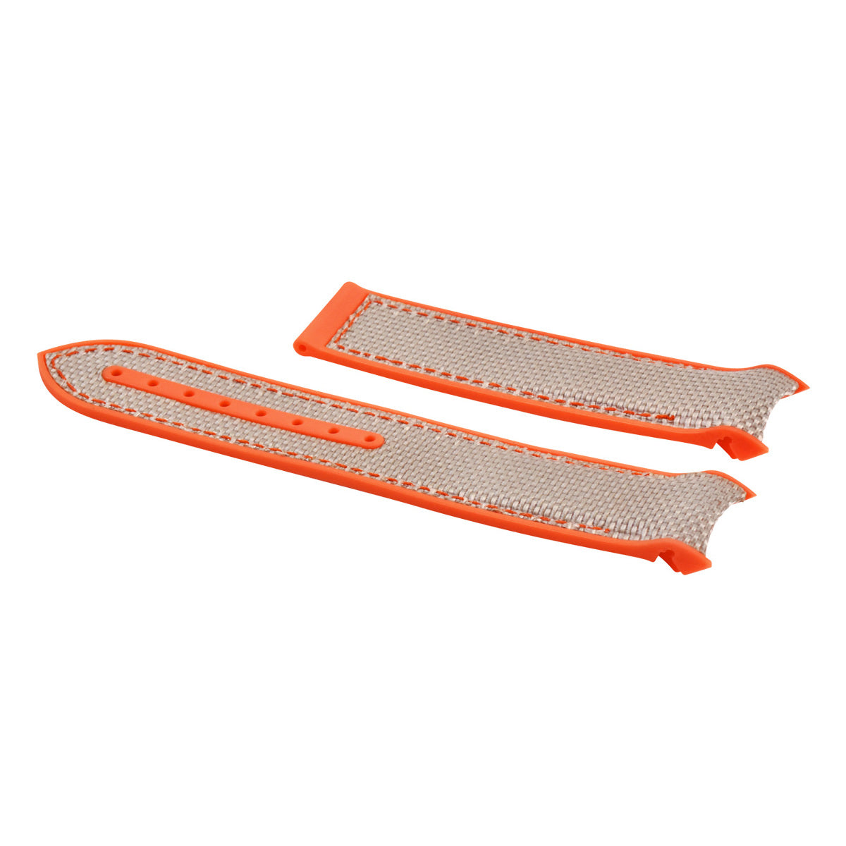 22MM NYLON RUBBER WATCH BAND STRAP FOR OMEGA SEAMASTER 300 PLANET BEIGE OS