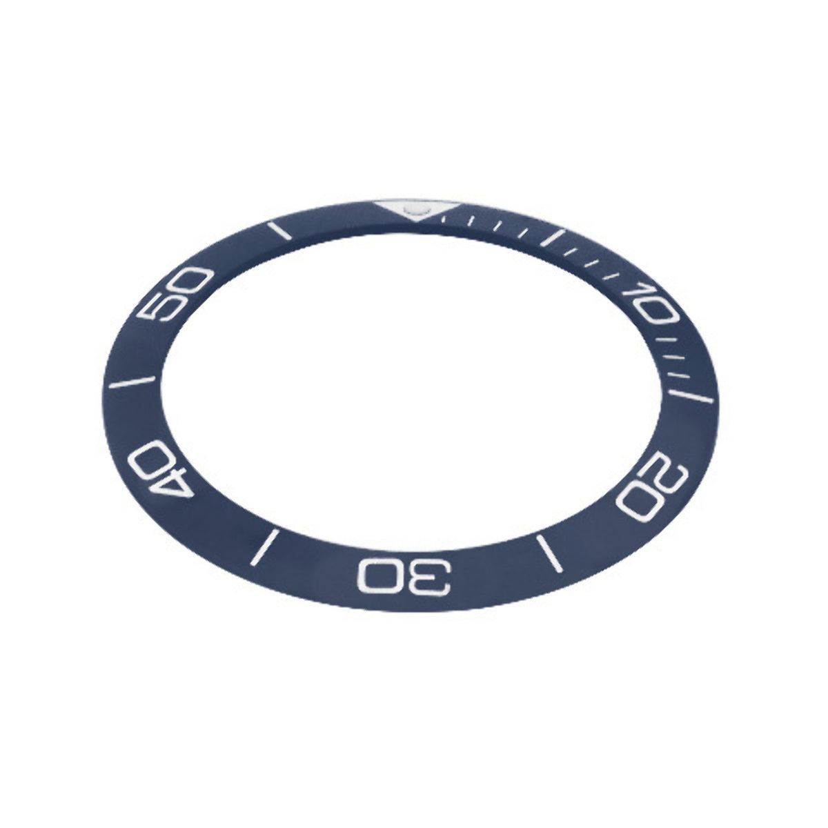 REPLACEMENT BEZEL INSERT CERAMIC DARK BLUE FOR WATCH 38.50MM X 31.20MM