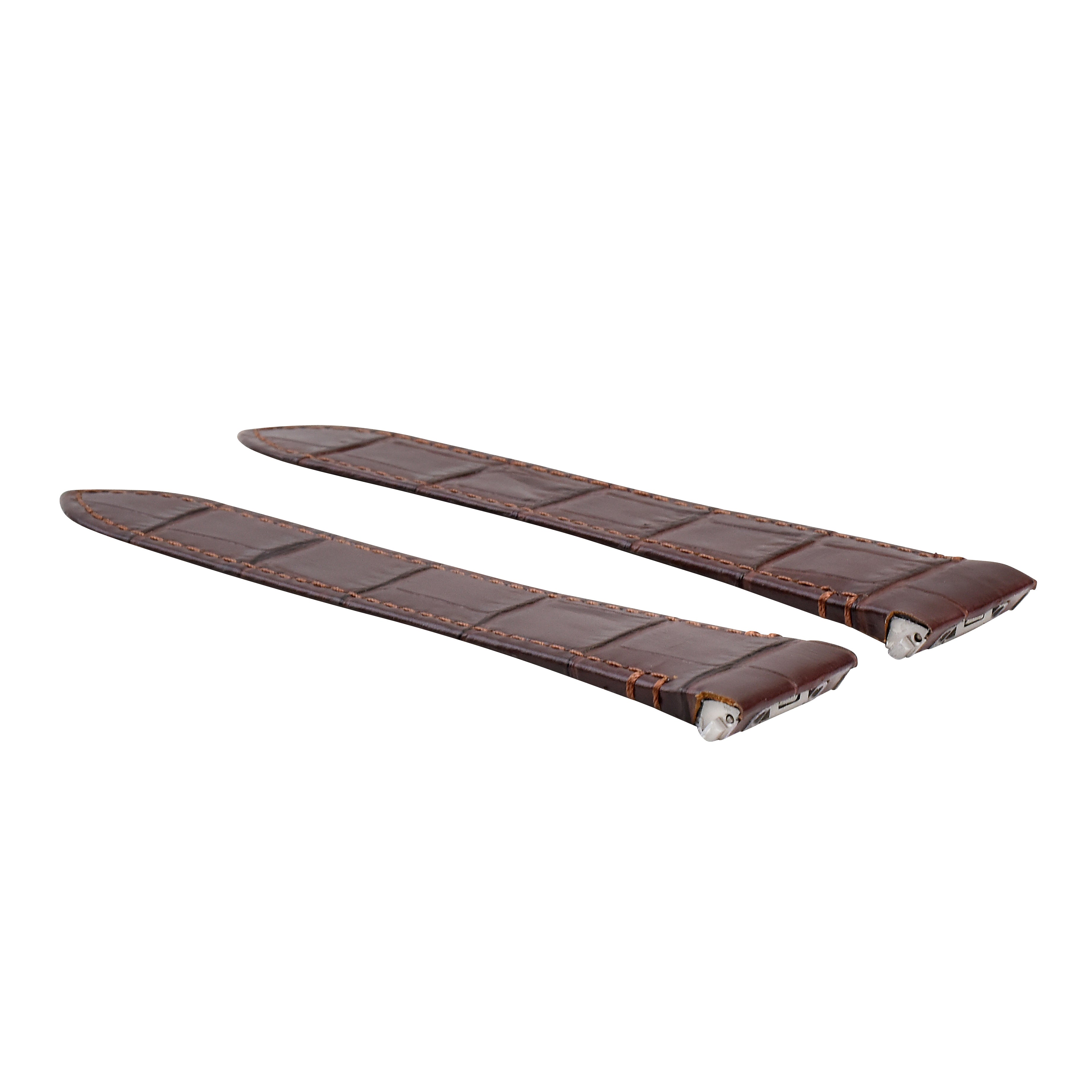 21MM LEATHER WATCH STRAP BAND FOR CARTIER SANTOS WSSA0018 QUICK RELEASE BROWN