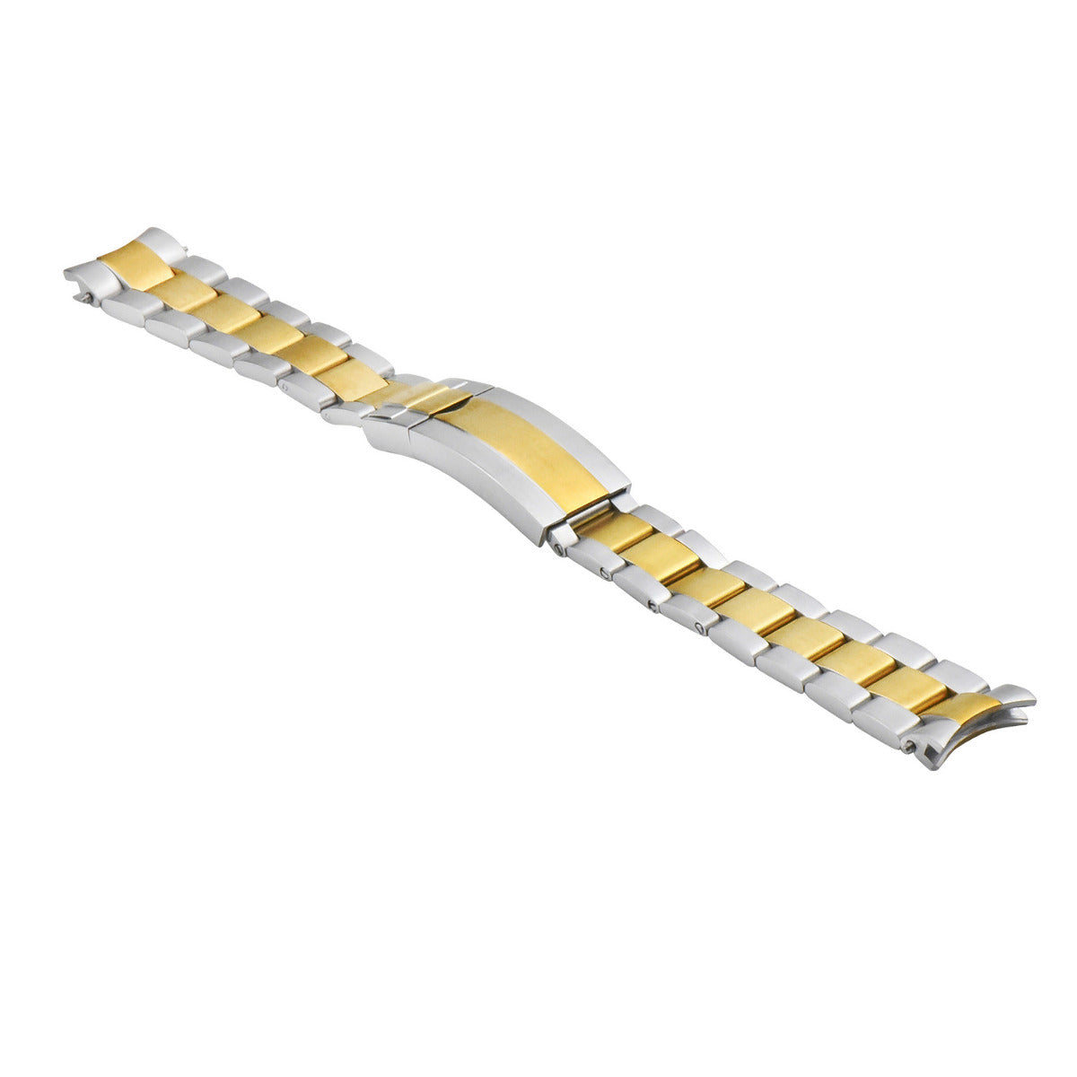 21MM OYSTER WATCH BAND FOR ROLEX DATEJUST SUBMARINER GMT GLIDE LOCK TWO TONE