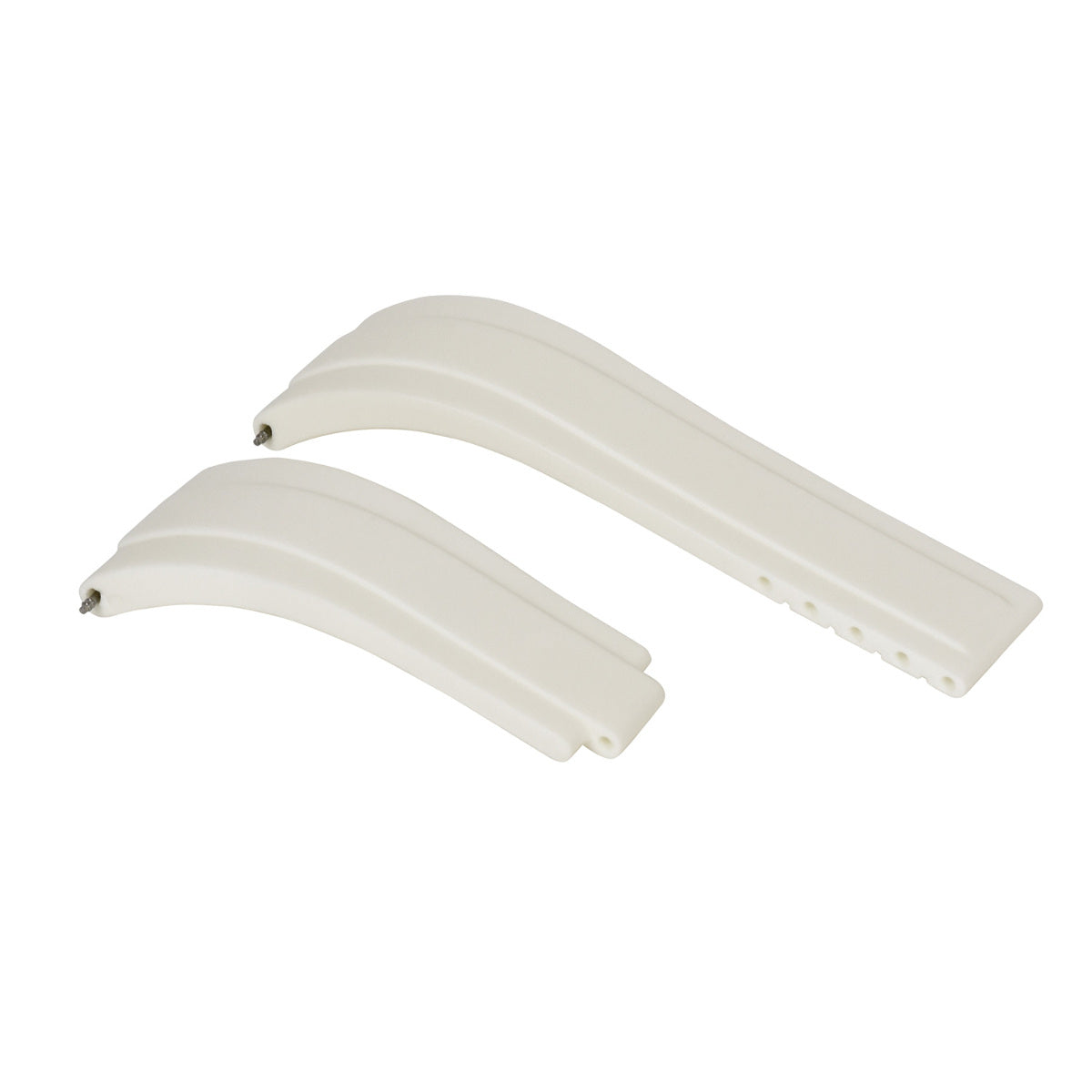 22MM SRUBBER WATCH BAND STRAP FOR ROLEX SKYDWELLER, DEEP SEA, DWELLER 43 WHITE